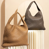 Johanna Nude Large Recycled Vegan Shoulder Bag