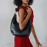 Lilie Green Crinkle Shoulder Bag