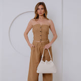 Margot Ivory Recycled Vegan Crossbody Bag