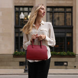 Marlo Black Recycled Vegan Top Handle Bag