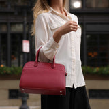 Marlo Bone Recycled Vegan Top Handle Bag