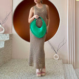 Nikki Nude Recycled Vegan Shoulder Bag - FINAL SALE