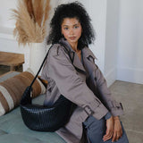 Raquel Cranberry XL Recycled Vegan Shoulder Bag