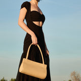 Ryleigh Black Recycled Vegan Leather Shoulder Bag
