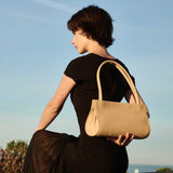 Ryleigh Black Recycled Vegan Leather Shoulder Bag