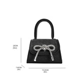 Sabrina Black Mini Top Handle Bag