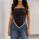 Scarf Black Polka Dot