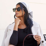 Scarf Paisley White