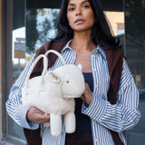 Sheep Chocolate Vegan Leather Crossbody Bag
