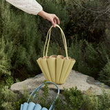 Shellie Yellow Recycled Vegan Shoulder Bag
