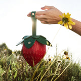 Strawberry Red Mini Vegan Leather Wristlet