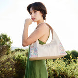 Tinsley Tan Recycled Vegan Leather Shoulder Bag