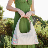 Tinsley Tan Recycled Vegan Leather Shoulder Bag