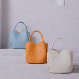 Tulip Black Recycled Vegan Top Handle Bag