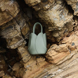 Tulip Sage Mini Recycled Vegan Top Handle Bag