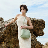 Tulip Yellow Recycled Vegan Top Handle Bag