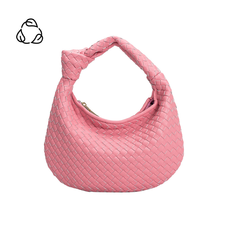 Drew Pink Small Recycled Vegan Top Handle Bag