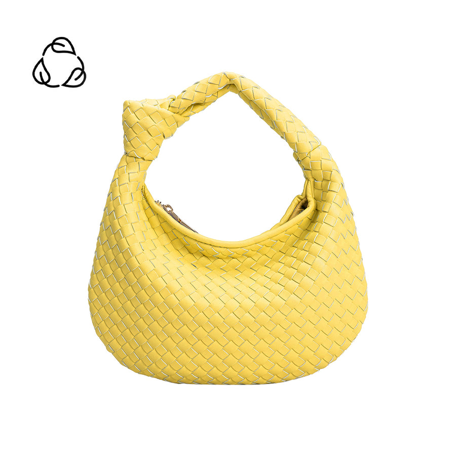 Drew Yellow Small Recycled Vegan Top Handle Bag