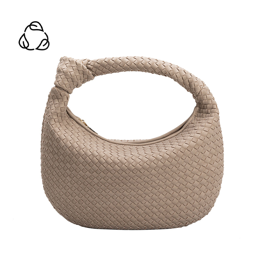 Brigitte Mushroom Large Recycled Vegan Shoulder Bag