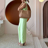 Victoria Taupe Medium Recycled Vegan Tote Bag
