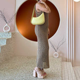 Willow Yellow Recycled Vegan Shoulder Bag