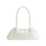 Dakota White Recycled Vegan Shoulder Bag