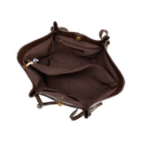 Imelda Espresso Recycled Vegan Leather Tote Bag