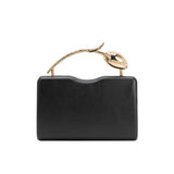 Belle Black Vegan Leather Crossbody Bag