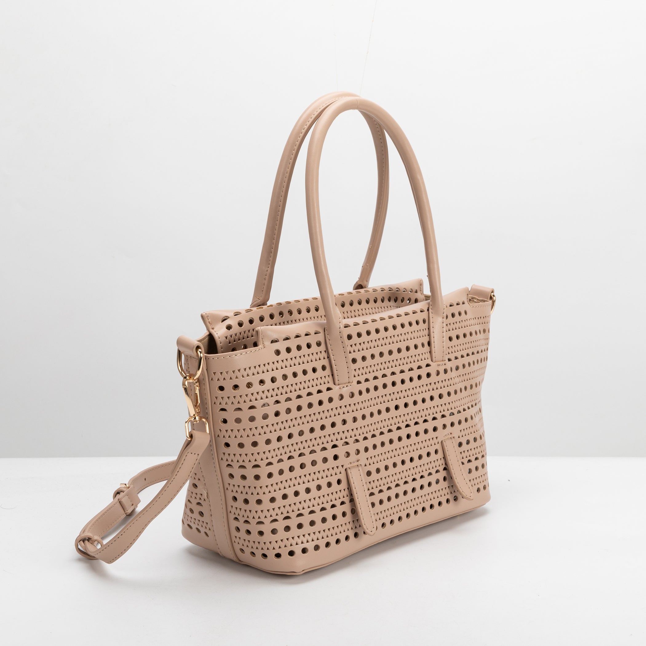 SAMPLE SM9421 Taupe Crossbody Bag - FINAL SALE