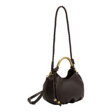 Dottie Espresso Recycled Vegan Leather Top Handle Bag
