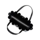 Adela Black Recycled Vegan Leather Tote Bag