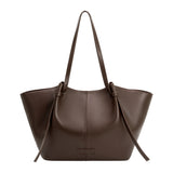Imelda Espresso Recycled Vegan Leather Tote Bag