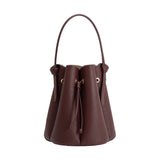 Laguna Burgundy Recycled Vegan Leather Top Handle Bag