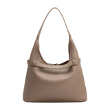 Amerie Taupe Recycled Vegan Leather Tote Bag