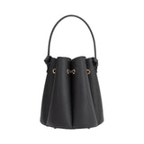 Laguna Black Recycled Vegan Leather Top Handle Bag