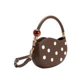 Jennie Chocolate Recycled Vegan Top Handle Bag
