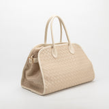 SAMPLE SM2906 Ivory Top Handle Bag - FINAL SALE