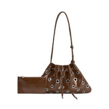 Paloma Chocolate Recycled Vegan Shoulder Bag