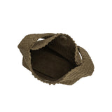 Johanna Pine Suede Large Recycled Vegan Shoulder Bag