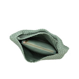 Johanna Light Teal Large Recycled Vegan Shoulder Bag