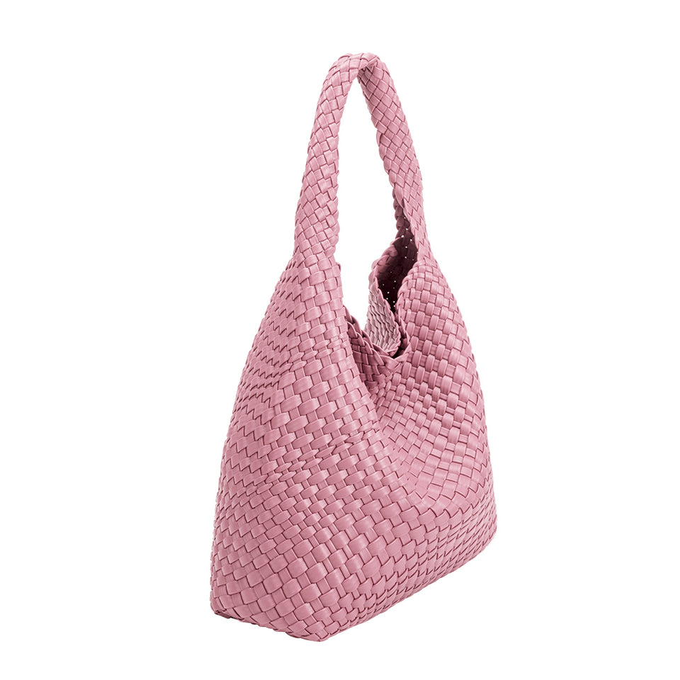 Melie Bianco - Strawberry Pink Recycled Vegan Bag Charm main image 1