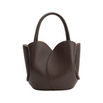 Tulip Chocolate Recycled Vegan Top Handle Bag