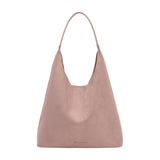 Eunice Mauve Vegan Suede Tote Bag