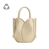 Tulip Metallic Gold Mini Recycled Vegan Top Handle Bag