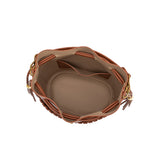 Janae Saddle Recycled Vegan Leather Top Handle Bag