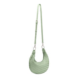 SAMPLE AC6054 Sage Woven Crossbody Bag - FINAL SALE
