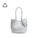 SAMPLE YP9234 Silver Top Handle Bag - FINAL SALE