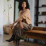 Alma Ivory Recycled Vegan Crossbody Bag
