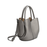 Tulip Pewter Recycled Vegan Top Handle Bag