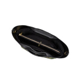 Jillian Black Lemon Recycled Vegan Leather Tote Bag